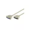 Wentronic Goobay Cabo de ligação D-SUB, Cinzento, 1,8 m - ficha D-SUB/IEEE 1284 (25 polos) > conector fêmea D-SUB/IEEE 1284 (25 polos) (50541)
