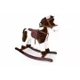Cavalo de balanço Artyk modelo 182747 castanho-branco sobre patins, brinquedo infantil