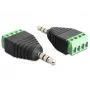 Adaptador de cabo DeLOCK 65453 3,5 mm 4 pinos preto verde