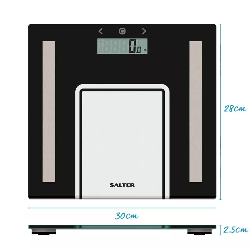 Balança de análise corporal eletrónica Salter 9128 BK3R