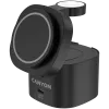 Suporte de carregamento sem fios 4-em-1 Canyon, 30W máx, tamanho: 70x70x70,3 mm, peso: 414 g, com carregador de 65W e cabo de 1 m, preto