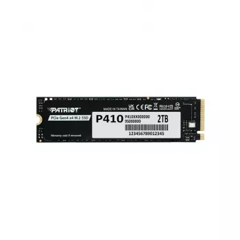 Unidade de estado sólido PATRIOT P410 2 TB M.2 NVMe, 2000 GB, fator de forma M.2