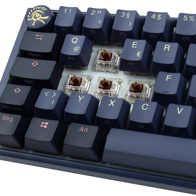 Teclado Gaming Ducky One 3 SF USB QWERTZ Alemão Azul