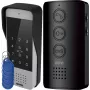 Intercomunicador com fios Eura ADP-34A3 preto — posto interior, modelo 50323