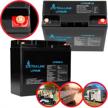 Bateria Extralink LiFePO4 24000 mAh 12,8 V