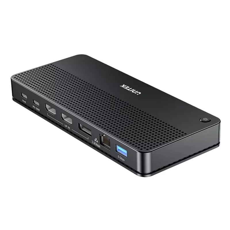 Docking station UNITEK D1104A01 USB4 Com fios 100 W Power Delivery
