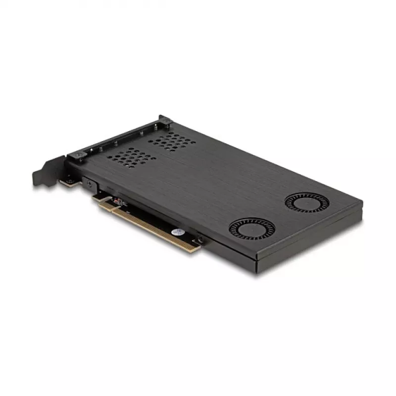 Suporte de placa Delock PCI Express x16 para 2 x M.2 NVMe SSD bifurcação 47042