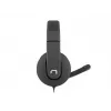 Headset binaural com fios NATEC Rhea com microfone de arco, conectores de 3,5 mm, cabo de 2,2 m, impedância de 32 Ω