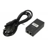 Fonte de alimentação Extralink POE-48-24W-G, 48V, 0,5A, 24W, Gigabit, cabo incluído 802.3af/at