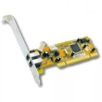 Placa PCI FireWire EXSYS EX-6450 2+1 portas