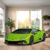 Puzzle 3D 158 peças Lamborghini Huracan EVO verde