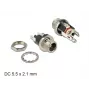 Conector de cabos DeLOCK 89910 DC preto níquel