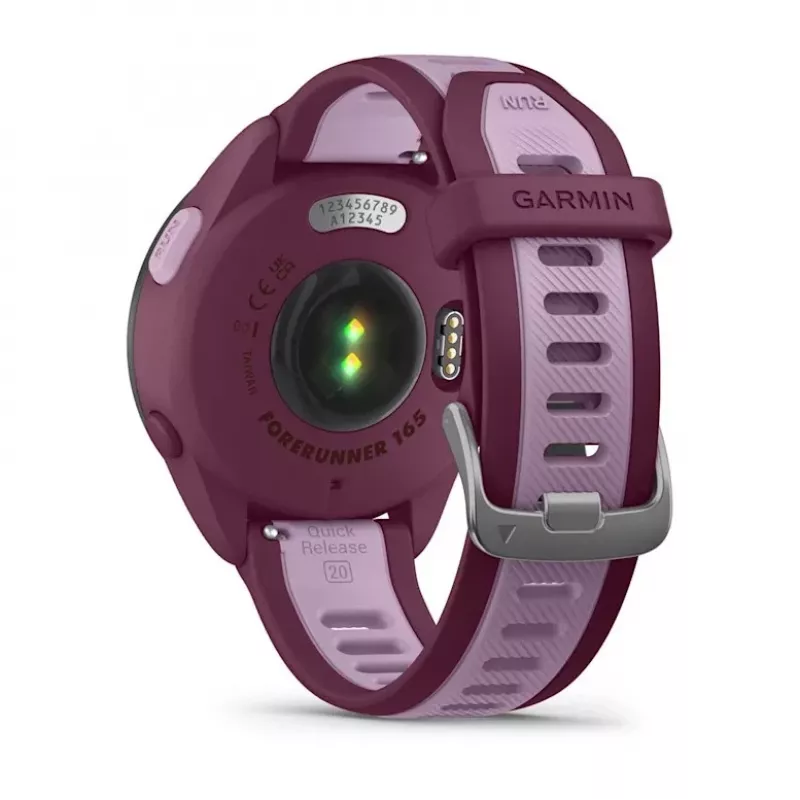 Smartwatch GARMIN Forerunner 165 Music, 43 mm caixa de polímero, 1,2