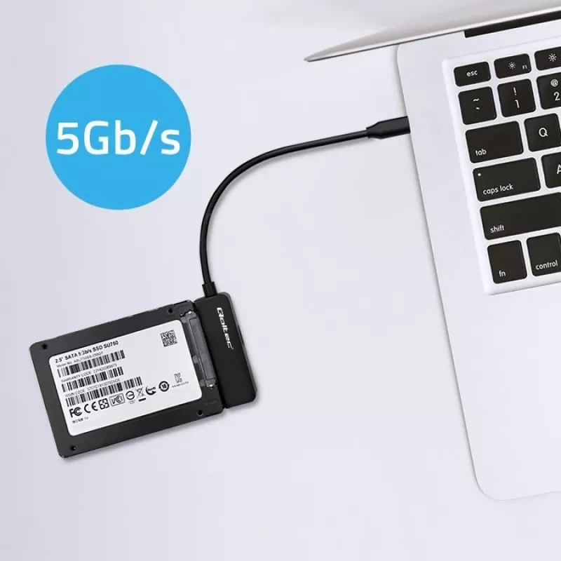 Adaptador SATA QOLTEC 52269 para unidade de 2,5
