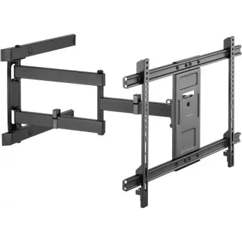 LogiLink - Suporte de parede para TV LCD / TV LCD curva (Full-Motion) - plástico, aço, acrilonitrilo-butadieno-estireno (ABS) - preto - tamanho do ecrã: 94-203 cm (37-80 polegadas)