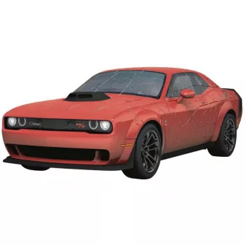 Puzzle 3D Ravensburger Dodge Challenger R/T Scat Pack Widebody – série Iconics, réplica de modelo
