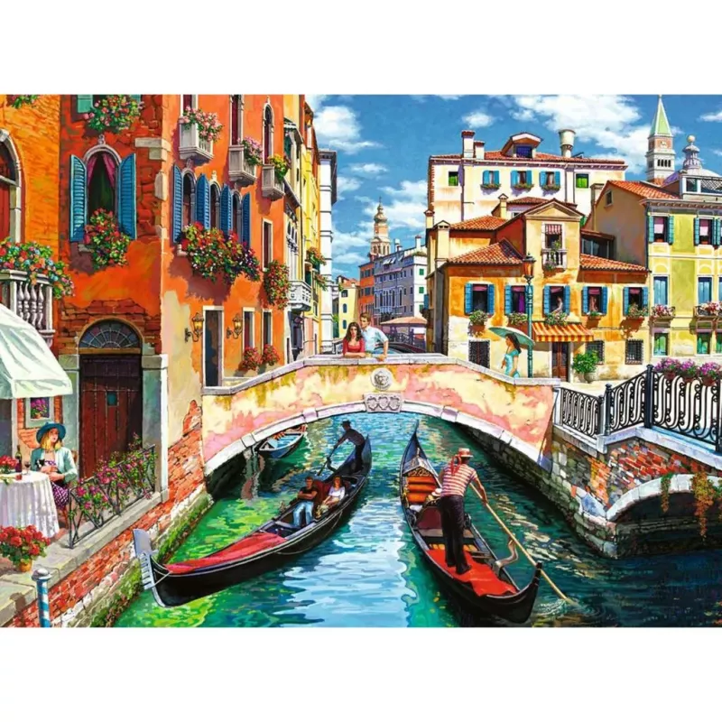 Puzzle Ravensburger 100 peças Cidade 275×195 mm, idade 9+