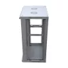 Rack de parede Extralink 18U 600x450 cinzento