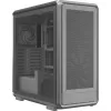 Caixa de PC Midi Tower Cooler Master MasterFrame 600 Mesh prateado — suporta ATX/EATX, 2×200mm frente, unidades 2,5