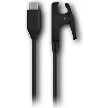 Clipe para cabo de carregamento GARMIN 010-13289-00 USB-C preto para dispositivos Garmin compatíveis