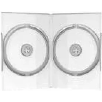 MediaRange – caixa de DVD – capacidade: 2 CD, 2 DVD – transparente (BOX26)