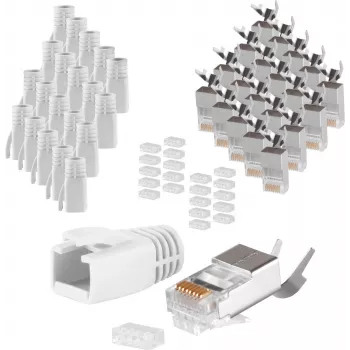 Conector de cabo RJ-45 ShiverPeaks 72067-20GR cinzento