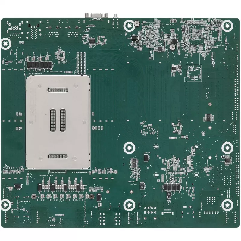 Placa-mãe ASRock SPC741D8-2L2T/BCM 1x LGA4677 Intel Xeon Scalable 4.ª/5.ª Ger. C741 (8xDIMM, NVMe, 2x10GbE, 2xGbE, IPMI)