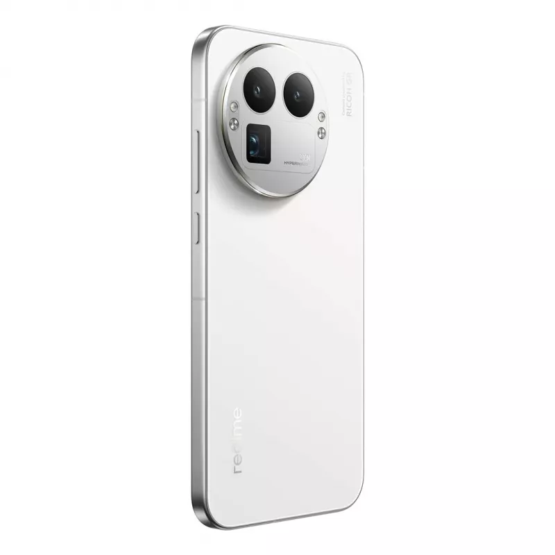 Smartphone REALME GT 8 Pro 5G — 6,79 polegadas AMOLED 3136×1440, Snapdragon 8 Elite, 16 GB RAM, 512 GB, 50/200/50 MP, 7000 mAh, branco