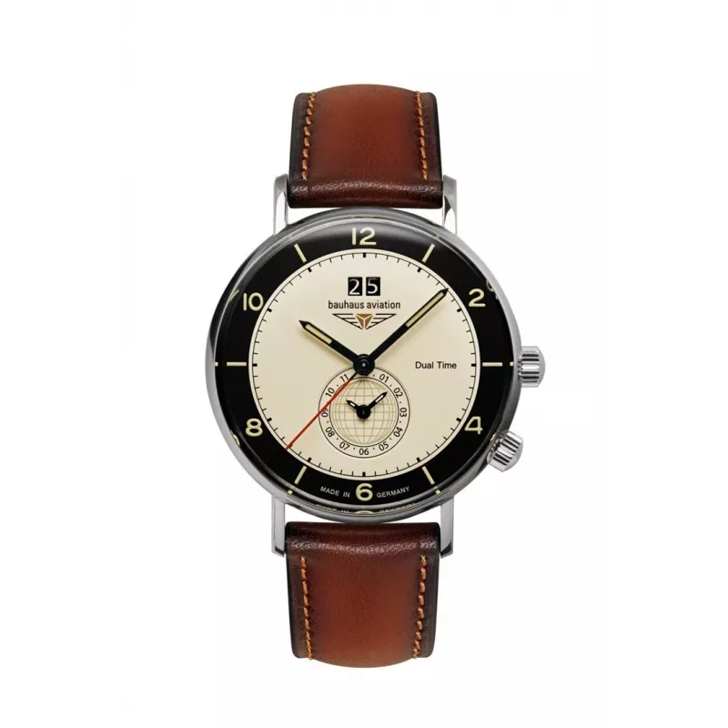 Relógio bauhaus Aviation Vintage Pilot 41 mm