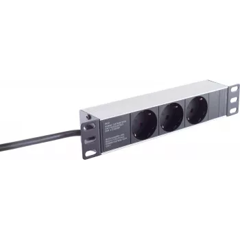 Extensão de energia ShiverPeaks S/CONN 09-26935 2 m 3 saídas AC interior preto