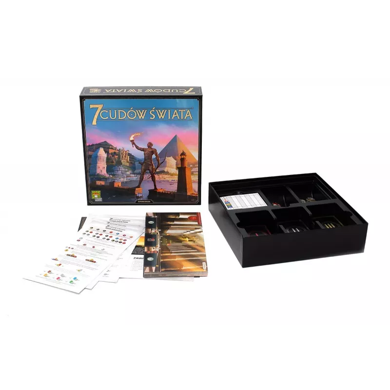 Jogo de tabuleiro 7 WONDERS OF THE WORLD (VERSÃO POLACA)