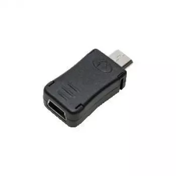 Logilink - Adaptador USB - 5 pinos Micro-USB Type-B (M) - Mini-USB, Type-A (F) (USB/USB 2.0) - Preto (AU0010)