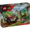 Conjunto de construção LEGO Jurassic World 76972 Raptor Off-Road Escape, 285 peças, 2 minifiguras, idade 6+