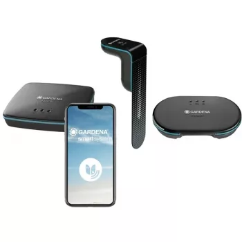 Conjunto Gardena Smart Irrigation Control Sensor: programador de rega para até 6 válvulas (24 V)