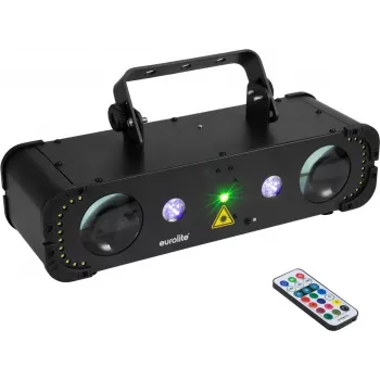 Barra laser LED Multi FX EUROLITE Compact 7 cores efeitos 3D (MPN 51741098)