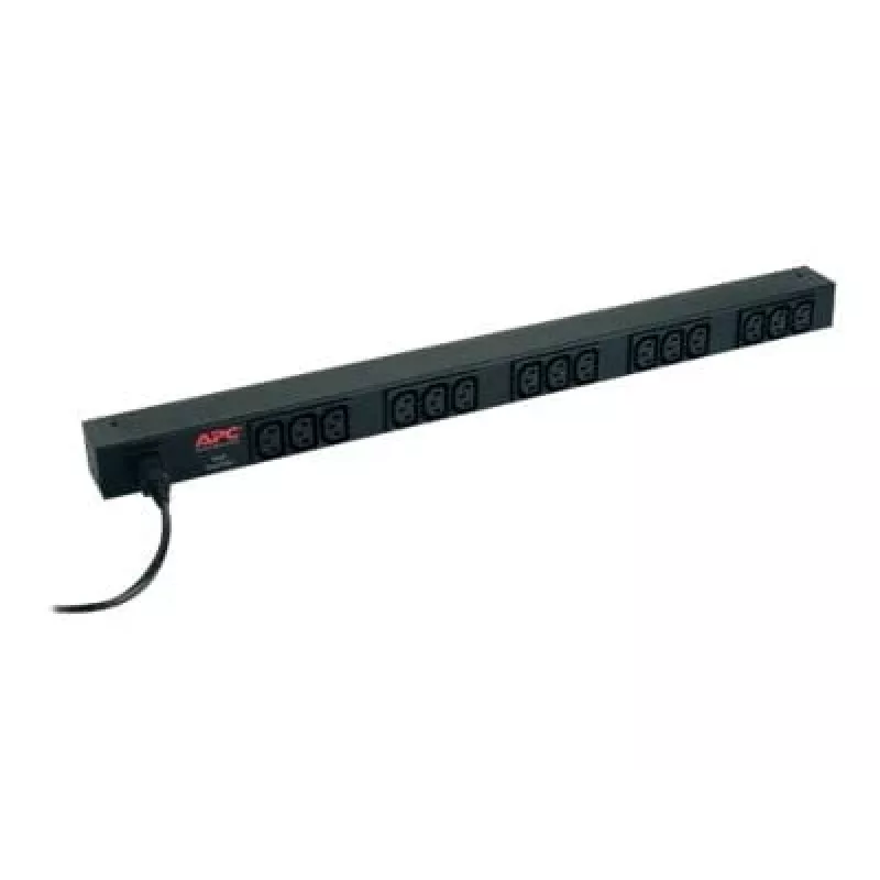 APC RACK PDU BASIC ZERO U 10A 230V régua de tomadas (PDU) 15 saídas AC 0U preto