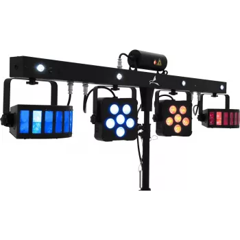 Barra laser LED EUROLITE PRO FX conjunto de luzes 51741091 efeitos RGB