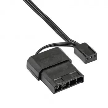 Ventoinha de caixa Akyga AW-12A-BK 120 mm, Molex / 3-Pin, 20 dB, preta