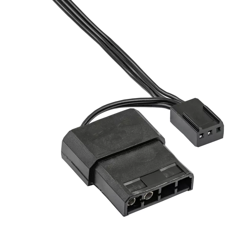 Ventoinha de caixa Akyga AW-12A-BK 120 mm, Molex / 3-Pin, 20 dB, preta