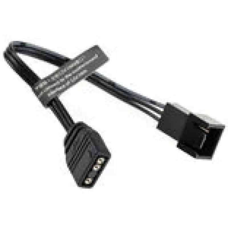 Cabo adaptador ARGB Barrow ZBDZJX-5M – 3-Pin 5V RGB endereçável, comprimento 10 cm