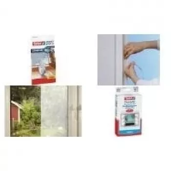 tesa proteção contra insetos STANDARD para janelas, 1,50 m x 1,80 m, lavável até 30 graus, resistente aos UV (55680-00001-01)