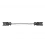 Bachmann - Cabo de alimentação - Wieland GST18/3 (M) - Wieland GST18/3 (F) - 2,0m - preto (375038)