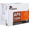 Inter-Tech Argus APS-720W fonte de alimentação, 720 W, ATX12V 2,31, 115–230 V, 47–63 Hz, ATX de 20+4 pinos, PFC ativo, ventoinha de 120 mm, preto