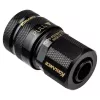 Acoplamento rápido Koolance QD3 reto fêmea para 13/10mm - à prova de fugas, preto
