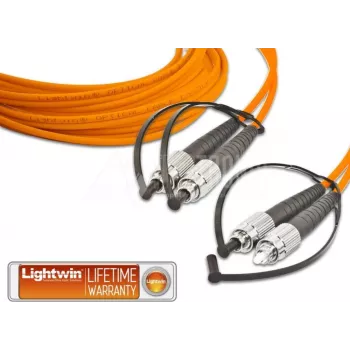 Lightwin cabo de patch de fibra ótica duplex de alta qualidade, MM OM2, FC - FC (LDP-50 FC-FC 1.0)