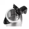 Chaleira elétrica Adler AD 1273 1 L 1200 W preto avelã aço inoxidável