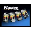 Cadeado de disco MASTER LOCK 70 mm Excell aço inoxidável, arco protegido, chave diferente