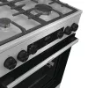 Gorenje GKS6C71XF Fogão independente com forno prateado