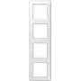 Painel de moldura para interruptor Jung AS 584 WW Branco, Duroplast, 80,5 × 293,5 mm