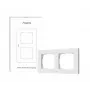 Moldura para interruptor inteligente H2 2 tomadas Aqara FE-X01D-W